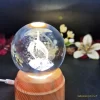 چراغ شب خواب و گوی کریستال سه بعدی