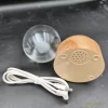 چراغ خواب بلورین و گوی کریستال شب خواب بزرگ چرخان با قطر ۸ سانت با طرح سه بعدی قلب ابری