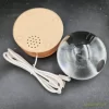 چراغ خواب بلورین و گوی کریستال شب خواب بزرگ چرخان با قطر ۸ سانت با طرح سه بعدی فرشته