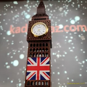 ماکت فلزی برج ساعت بیگ بن Big Ben لندن - رنگ برنزی سایز ۳۰ سانت