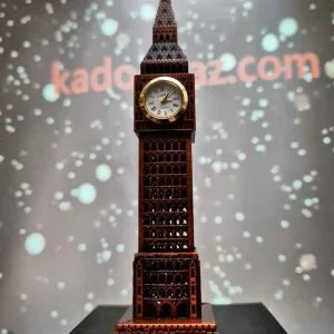 ماکت فلزی برج ساعت بیگ بن Big Ben لندن - رنگ برنزی سایز ۱۹ سانت