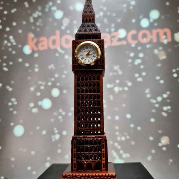ماکت فلزی برج ساعت بیگ بن Big Ben لندن - رنگ برنزی سایز ۱۹ سانت