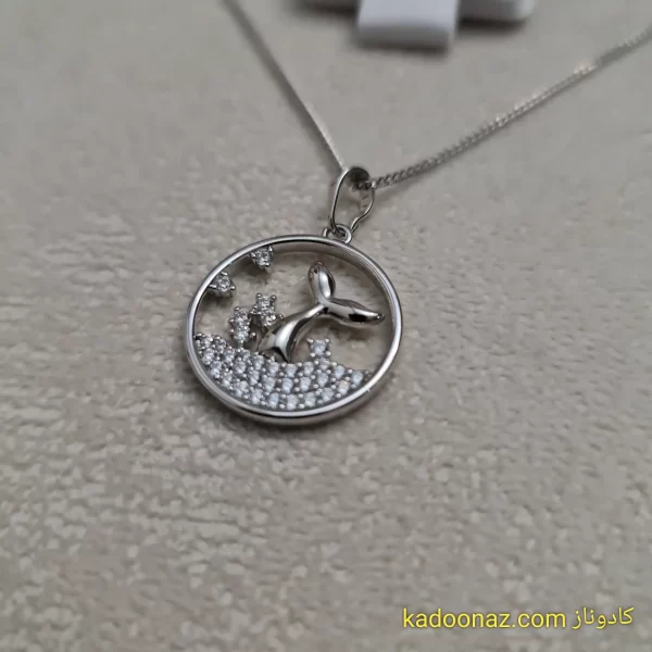 گردنبند دم وال ژوپینگ کد BC006