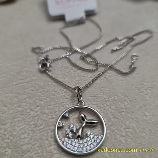 گردنبند دم وال ژوپینگ کد BC006