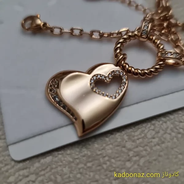 گردنبند ژوپینگ دو قلب عاشق